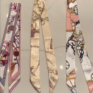 DO NOT OFFER Set of 3 Twilly Scarves NWOT Bundle